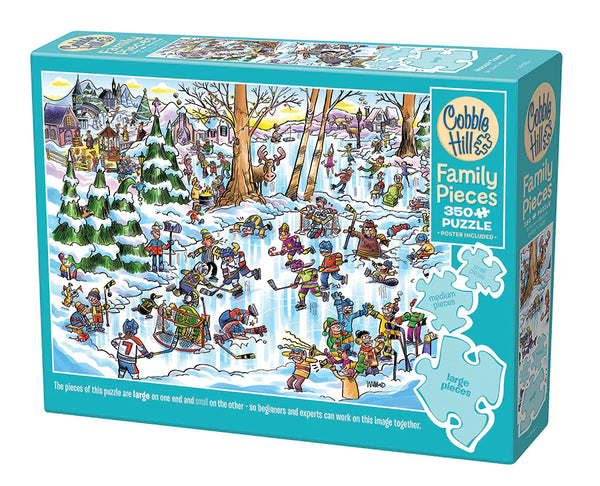 350 Piece Puzzle: Hockey Town (Family) - Ages 8+