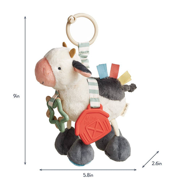 Itzy Rityz - Link & Love™ Teething Activity Toy Cow