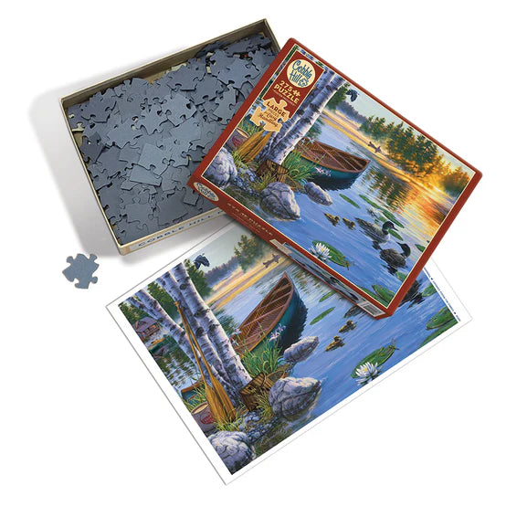 275 Piece Puzzle: Morning on the Lake - Ages 8+
