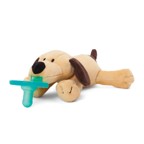 WubbaNub: Infant Pacifier Brown Puppy - Ages 0+