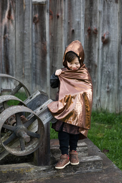 GP: Brillant Copper Knight Tunic with Cape - Children's Size 5/6