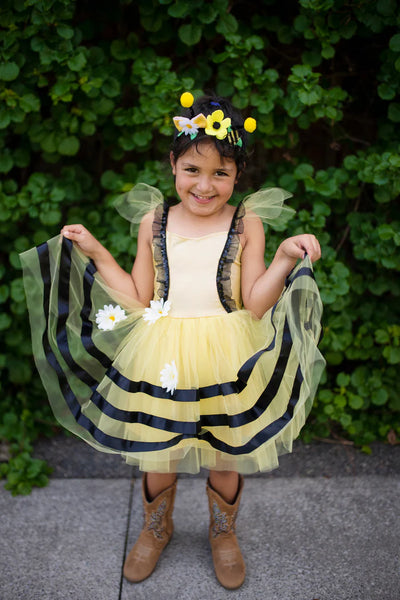 GP: Bumblebee Dress and Headband Set - Available in Multiple Sizes