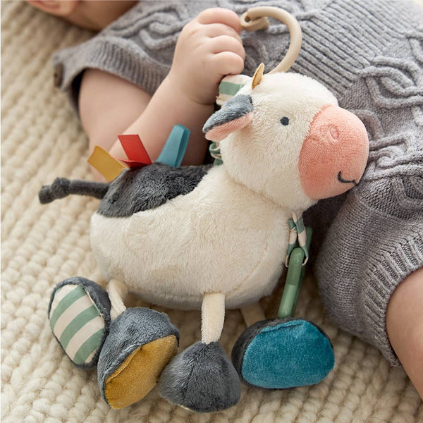Itzy Rityz - Link & Love™ Teething Activity Toy Cow