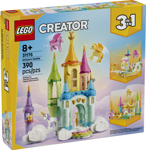 Lego: Creator Unicorn Castle - Ages 8+