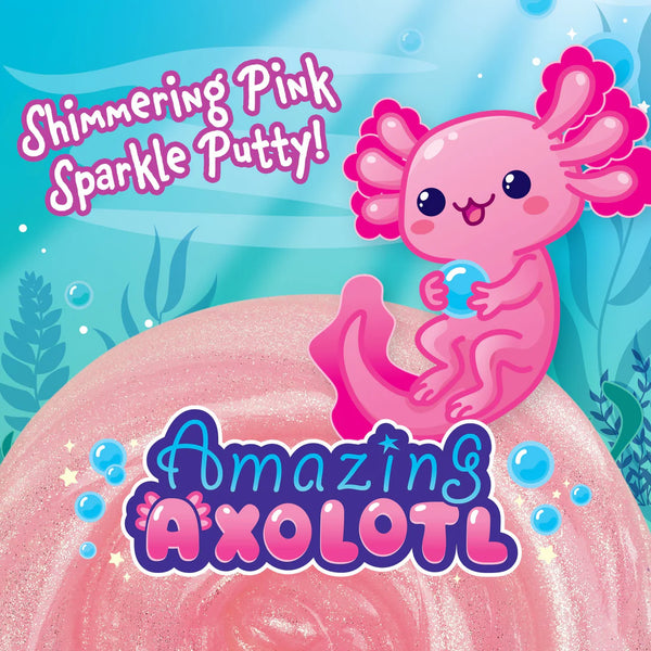 Thinking Putty: 4" Tin Amazing Axolotl - Ages 3+