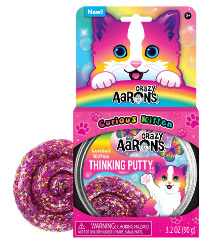 Thinking Putty: Curious Kitten 4" Tin - Ages 3+
