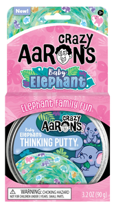 Thinking Putty: Baby Elephant 4" Tin - Ages 3+