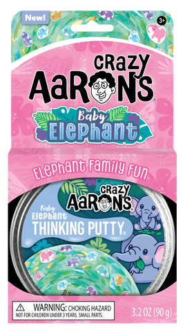 Thinking Putty: Baby Elephant 4" Tin - Ages 3+