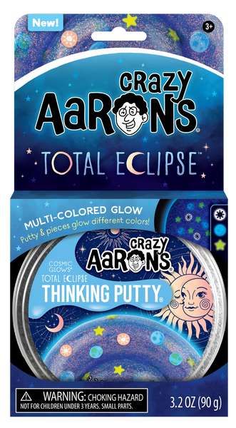Thinking Putty: Total Eclipse 4" Tin - Ages 3+