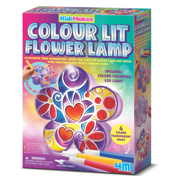 4M: Colour Lit Flower Lamp - Ages 5+