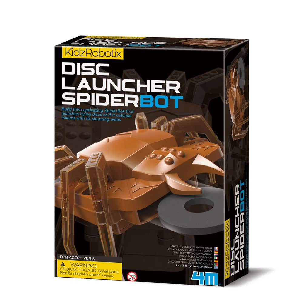 4M: KidzRobotix: Disc + Launcher Spider Bot - Ages 8+