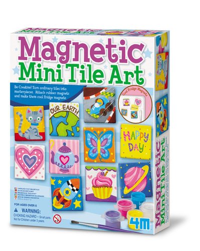 4M: Magnetic Mini Tile Art - Age 8+