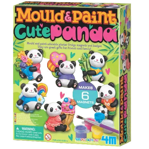 4M: Mould & Paint Cute Panda - Ages 5+