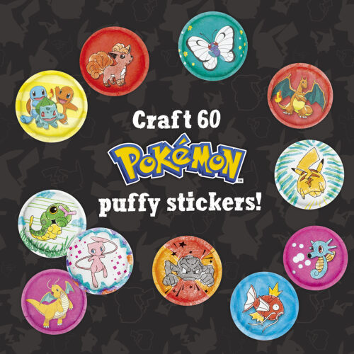 Klutz: Pokemon Colour-in 3D Puffy Stickers - Ages 6+