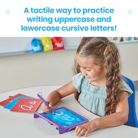 Cursive Letter Tracing Sensory Pad
