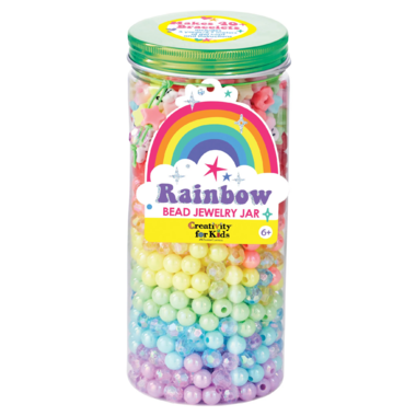 Creativity for Kids: Rainbow Bead Jewelry Jar - Age 6+