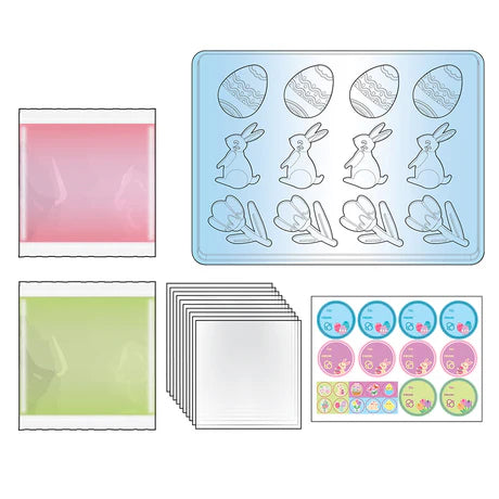 TK: Gummy Candy Kit - Bunnies, Eggs, & Tulips! - Ages 6+