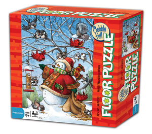 Frosty Feeds His Friends: 48 Piece Floor Puzzle - Ages 3+