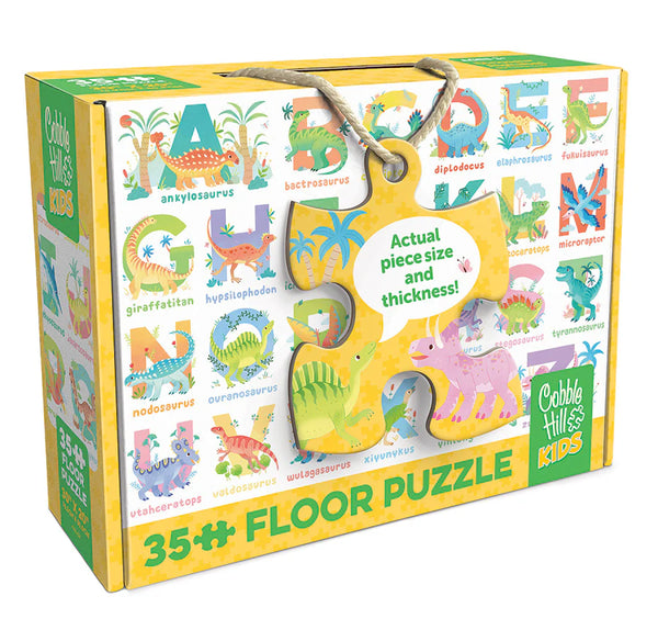 35 Piece Floor Puzzle Dinosaur Alphabet