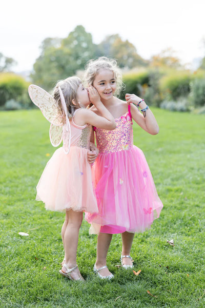 GP: Butterfly Bliss Dress Hot Pink - Size 3/4