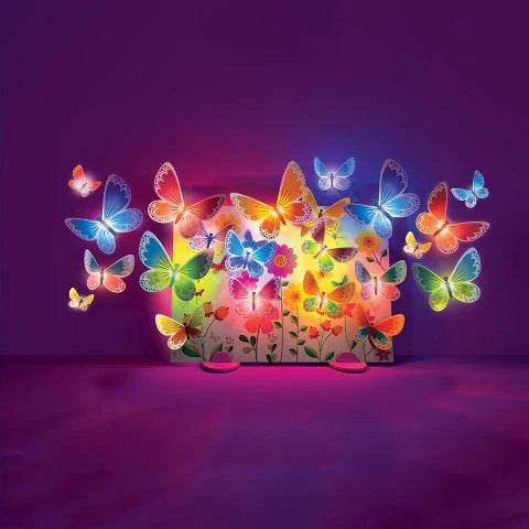 4M: Glow 3D Butterfly Canvas - Age 5+