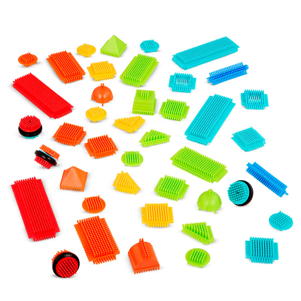 Bristle Blocks: Basic Builder Bucket 50pcs - Ages 2+