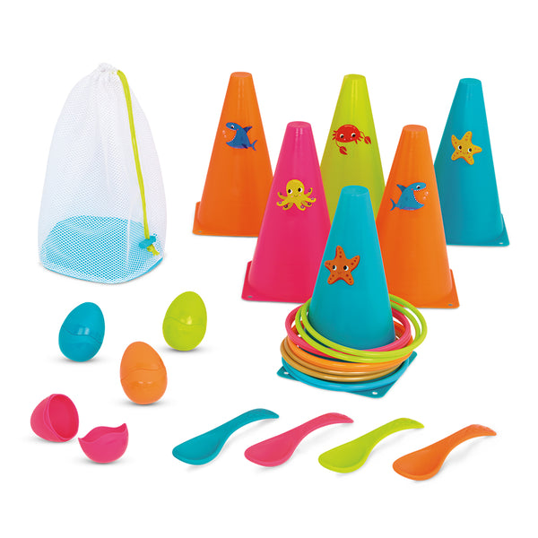 B. Active - Cones and the spoon egg race