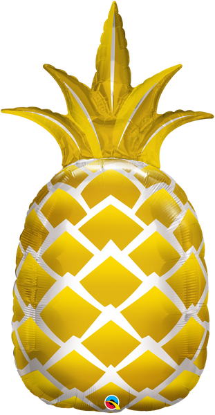 Golden Pineapple Balloon 44"