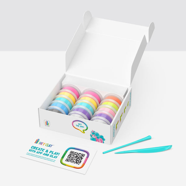 Rainbow Unicorns Air-Dry Modelling Clay Set