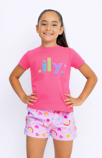 Plush Shorts: - Balloons Print - Multiple Sizes Available