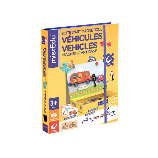 MierEdu Vehicles Magnetic Art Case