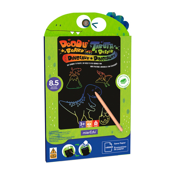 MierEdu: LCD Drawing Tablet - Dino 8.5" Ages 3+