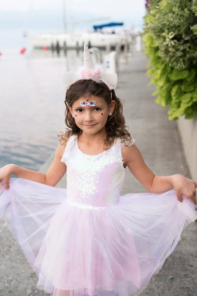 GP: Dreamy Unicorn Dress and Headband Set - Available in Multiple Sizes