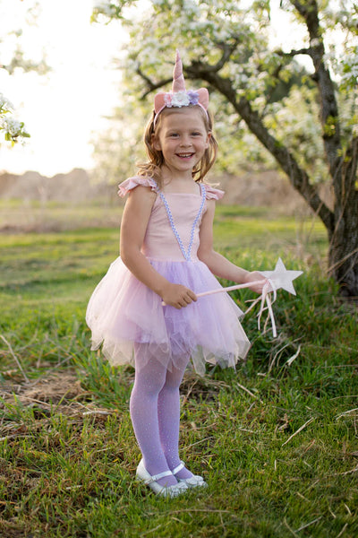GP: Pink Shimmer Unicorn Dress and Headband Set - Multiple Sizes Available