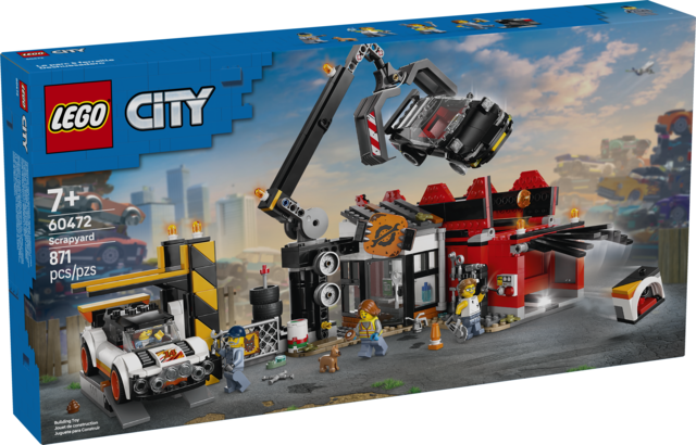 Lego: City - Scrapyard with Cars -  Ages 7+