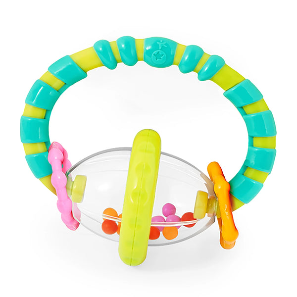 Bright Starts: Grab & Spin Rattle Toy - Ages 0+