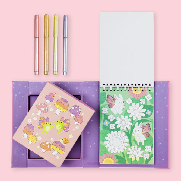 TT: Shimmer Colouring Set - Little Fairy Land - Ages 5+