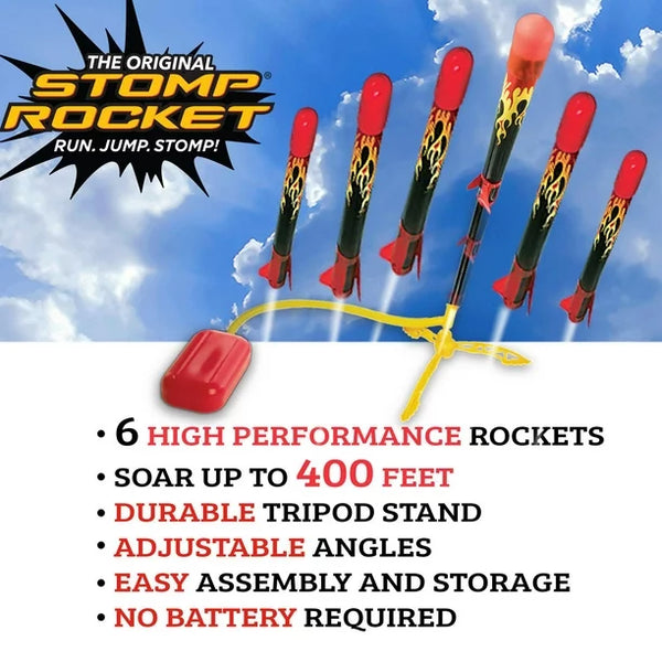 Stomp Rocket: X-treme Rockets with 6 Rockets - Ages 9+