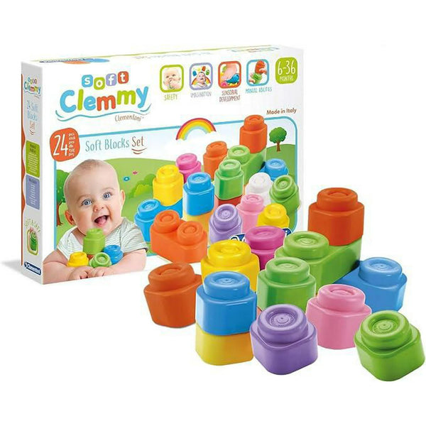 Soft Clemmy: 24-piece Soft Block Set - Ages 6m+