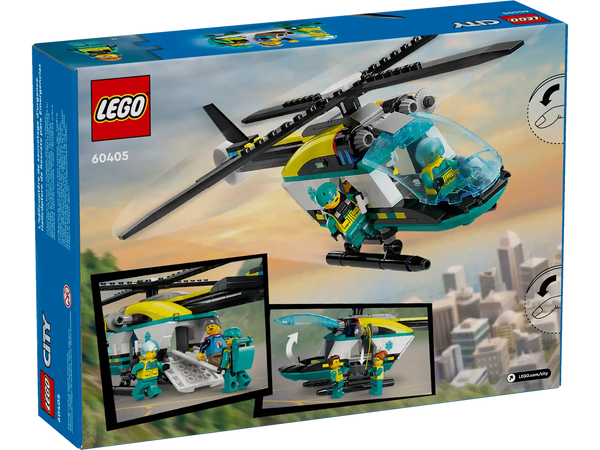 Lego: City Emergency Rescue Helicopter - Ages 6+