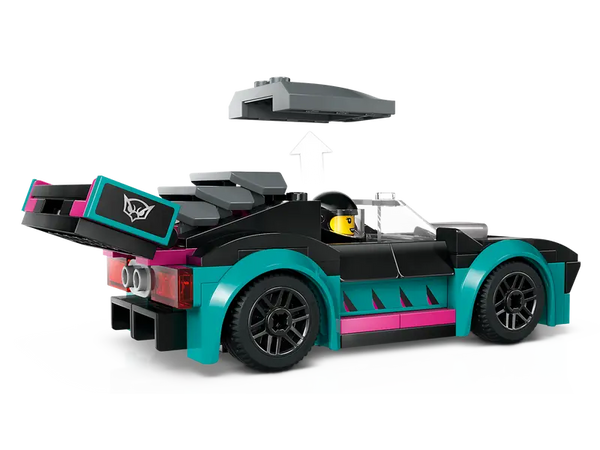 City: Race Car and Car Carrier - Ages 6+