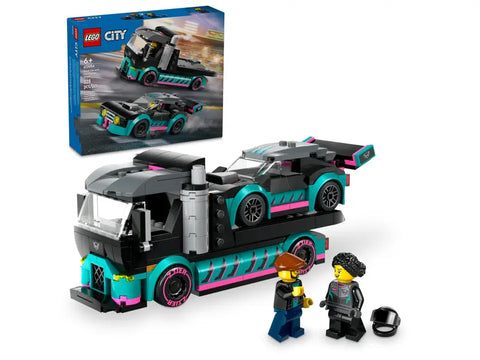 Lego: City Race Car and Car Carrier - Ages 6+