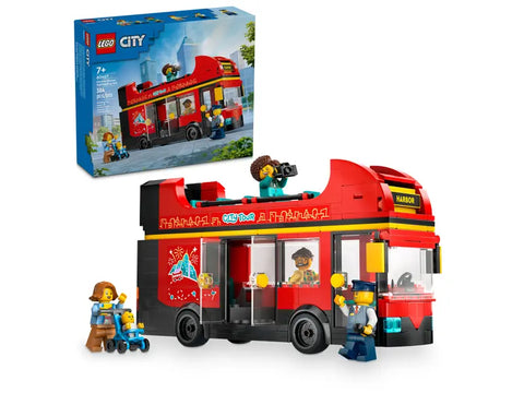 Lego: City Red Double-Decker Sightseeing Bus - Ages 7+