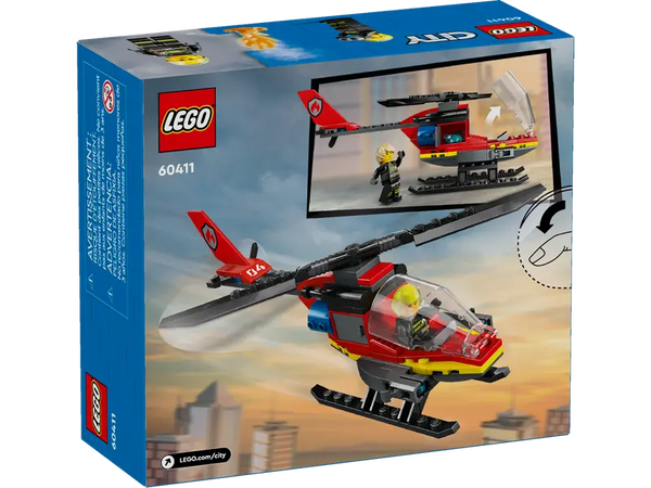 Lego: City Fire Rescue Helicopter - Ages 5+