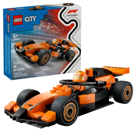 Lego: City F1® Driver with McLaren Race Car - Ages 6+