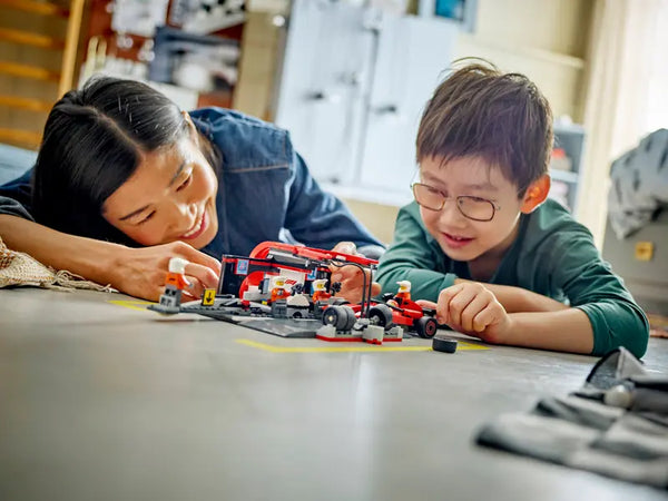 Lego: City F1 Pit Stop & Pit Crew with Ferrari Car - Ages 6+