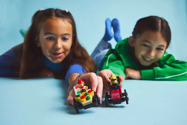 Lego: City Pizza vs. Fire Truck Race Car Pack - Ages 5+
