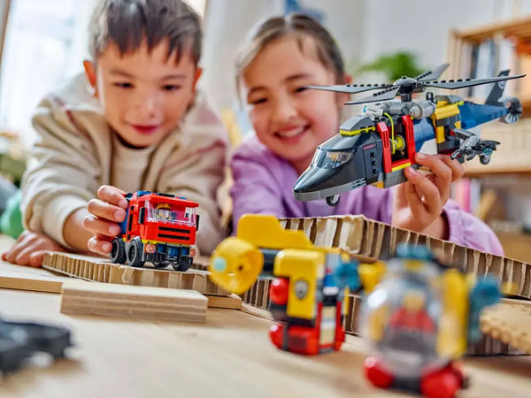Lego: City Helicopter, Fire Truck & Submarine Remix - Ages 7+