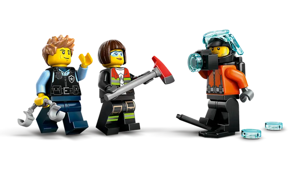 Lego: City Helicopter, Fire Truck & Submarine Remix - Ages 7+