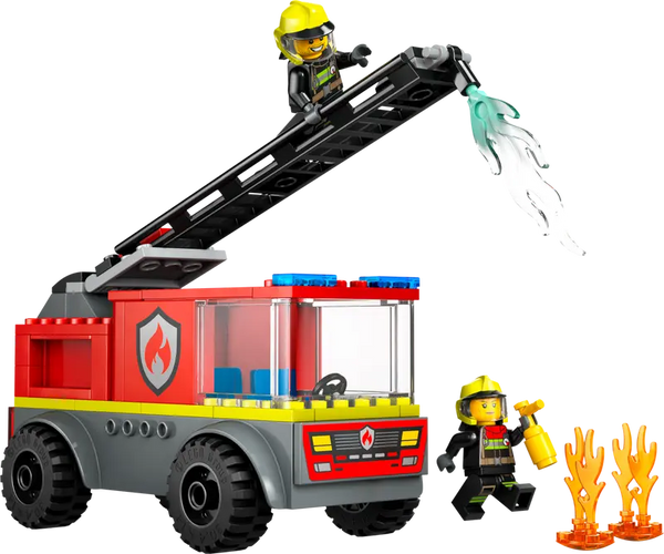 Lego: City Fire Ladder Truck - Ages 4+